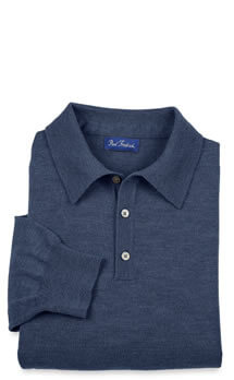 Paul Fredrick Australian Merino Wool Polo